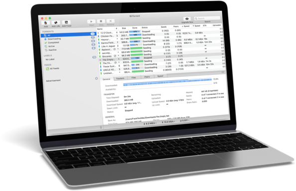fastest torrent client and sync and share software for mac